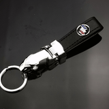 Buick Leopard PU Leather Car Keychain Key Ring Pendant