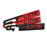 Renault GT Line Logo Metal Car Rear Sticker Emblem Badge Decal