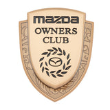 Mazda Metal Shield Car Rear Sticker Auto Window Emblem Badge Decal
