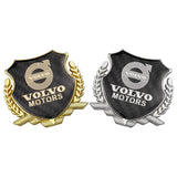 Volvo Metal Carbon Fiber Car Rear Sticker Shield Trunk Emblem Badge Decal