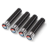 4pcs/set Buick Logo Carbon Fiber Car Door Bolt Lock Pins Gate Lock Screws