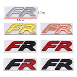 SEAT FR Logo Metal Car Front Hood Grille Emblem Bagde Rear Sticker Decal