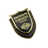 Nissan Shield Carbon Fiber Car Rear Sticker Window Emblem Badge Decal