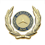 Mercedes Benz Wheat Metal Car Window Sticker Emblem Badge Decal
