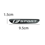 1PC Lexus F-Sport Logo Metal Car Sticker Badge Decal