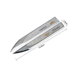 2pcs Cadillac Logo Metal Car Side Fender Sticker Emblem Badge
