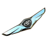 Toyota Metal Wings Car Front Hood Sticker Emblem Badge Decal