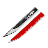 2pcs Opel Logo Metal Car Side Fender Emblem Stickers