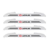 4pcs Lexus Car Door Bumper Strip Anti-collision Protection Sticker