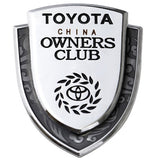 Toyota Metal Shield Car Rear Sticker Auto Window Emblem Badge Decal