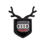 Audi ABS Deer Car Rear Sticker Shield Trunk Emblem Badge Decal