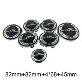 7PCS BMW 1 3 5 7 Series Car Front Hood Sticker Rear Emblem Badge Car Steering Wheel Sticker Wheel Center Hub Cap