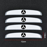 4pcs/set Mitsubishi Car Door Mirror Side Anti Collision Sticker Bumper Strips