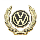 VW Wheat Metal Car Window Sticker Emblem Badge Decal