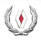 Renault Wheat Metal Car Window Sticker Emblem Badge Decal