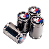 4pcs M Power Logo Tire Valve Caps