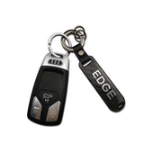 Ford EDGE Carbon Fiber Car Logo Keychain Keyring