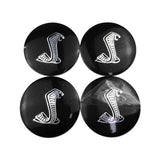 4pcs 56mm Ford Wolf Shelby RS ST Car Wheel Center Hub Cap Sticker Decal