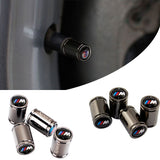 4pcs M Power Logo Tire Valve Caps