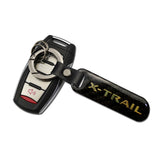 Nissan X-Trail Carbon Fiber Car Logo Keychain Keyring