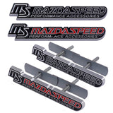 Mazda MS Mazdaspeed Logo Metal Car Rear Sticker Decal Auto Body Fender Side Emblem Badge