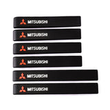 6PCS Mitsubishi Car Door Handle Mirror Protective Anti-Collision Stickers