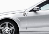Mercedes Benz Metal Shield Car Rear Sticker Auto Window Emblem Badge Decal