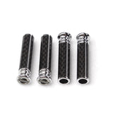 4pcs/set Nissan Nismo Logo Carbon Fiber Car Door Bolt Lock Pins Gate Lock Screws