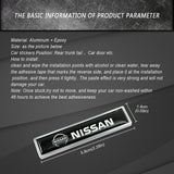 2pcs/set Nissan GTR Nismo Logo Metal Car Side Sticker Auto Emblem Badge