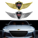 KIA Logo 3D Metal Wing Car Emblem Sticker Badge Decal