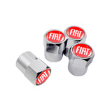 4pcs/set Fiat Car Air Valve Stem Cap Auto Tyre Valve Covers