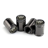 4pcs Jaguar Logo Car Tire Valve Caps