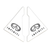 2PCS Infiniti Car Door Corner Edge Cover Anti-Scratch Protective Sticker