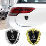 Renault Car Logo Shield Metal Auto Window Sticker Emblem Badge Decal
