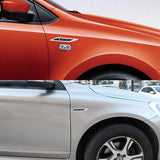 2pcs Peugeot Logo Metal Car Sider Fender Sticker Emblem Badge