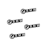 4pcs/set BMW Power Performance X6 E92 E87 G30 Metal Car Stereo Sticker Auto Audio Emblem Decal