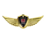 Honda Logo 3D Metal Wing Car Emblem Sticker Badge Decal