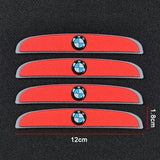 4pcs/set BMW Car Door Mirror Side Anti Collision Sticker Bumper Strips