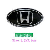Honda Elliptical Metal Car Window Sticker Emblem Badge Decal