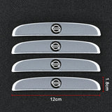 4pcs/set Nissan Car Door Mirror Side Anti Collision Sticker Bumper Strips