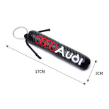 Audi Sline RS Carbon Fiber Car Keyring Keychain