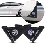 2PCS VW Car Door Corner Edge Cover Anti-Scratch Protective Sticker