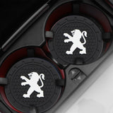 2pcs/set Infiniti Logo PVC Waterproof Car Water Coaster