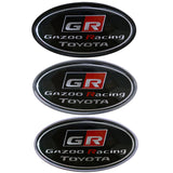 Toyota TRD Elliptical Metal Car Window Sticker Emblem Badge Decal