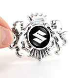 Suzuki Double Lion Metal Car Rear Sticker Auto Window Emblem Badge Decal