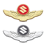 Suzuki Metal Wings Car Rear Sticker Auto Window Emblem Badge Decal