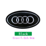 Audi Sline Elliptical Metal Car Window Sticker Emblem Badge Decal