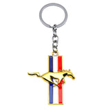 Ford Mustang Shelby Logo Metal Car Keychain Keyring