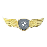 BMW Logo Metal Wings Car Front Hood Bonnet Center Sticker Emblem