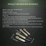 4pcs/set Hyundai Carbon Fiber Car Door Anti-Scratch Sticker Door Side Protection Bumper Strips